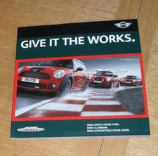 Mini Accessories Brochure 2007-2010 Hatch Clubman Convertible John Cooper Works 