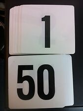 Plastic Table Numbers 1-100, Wedding,Party,Restaurant, Banqueting Halls