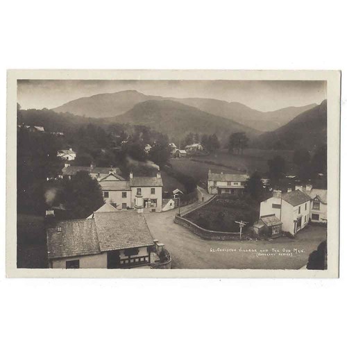 Coniston aerial view - view,, lady