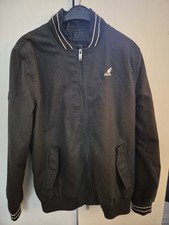 Kangol black bomber jacket - kangol,