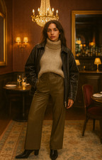 Topshop Womens Faux Leather