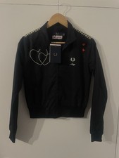 Fred Perry Amy Winehouse Harrington Jacket Black Size 8 Brand New With Tags 