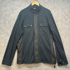 Paul & Shark Jacket Mens Size UK XL Navy Blue 100% Cotton Pockets Yachting Mod