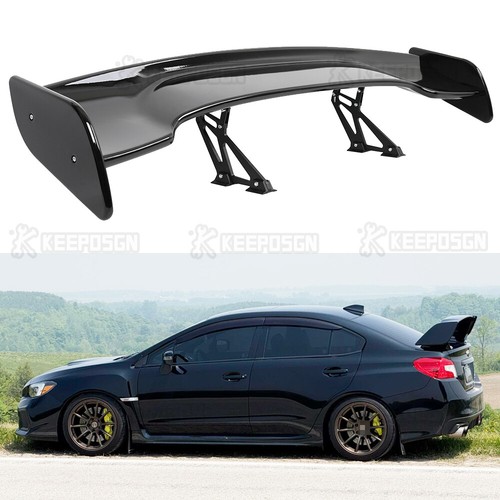 Gloss black rear trunk - black,