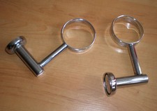 Two Chrome Soap Dish Holder Tray