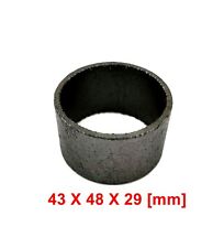 Exhaust gasket connection for