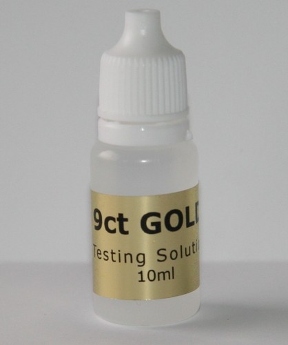 10ml 9ct gold - gold, tester
