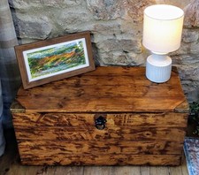 Vintage Pine Panelled Storage