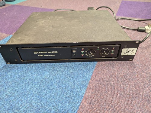 Crest fa901 power amp - power,