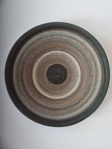 Large glazed stoneware bowl - stoneware,