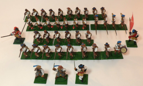 Painted 28mm pike shotte - 41,