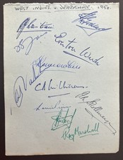 1950s Signed X11 West Indies