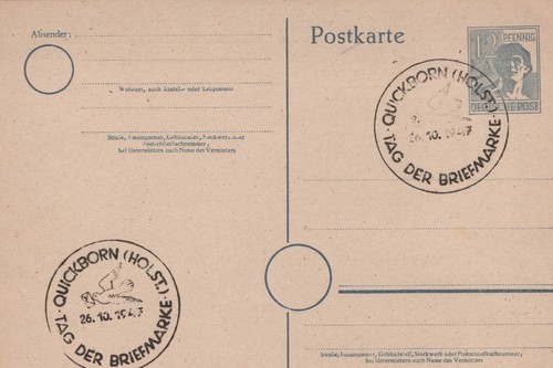 Postal stationery day of - postal,