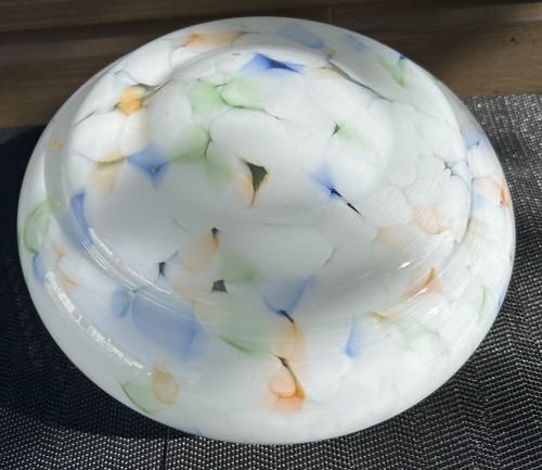Art deco flycatcher glass - art,