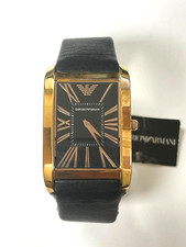Emporio Armani Brown Leather
