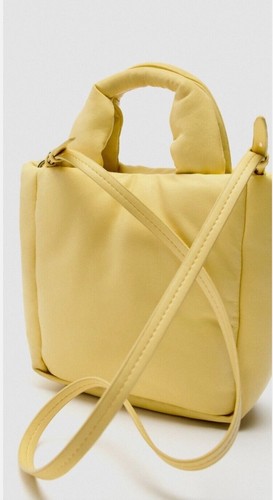 Zara quilt tote - zara, yellow
