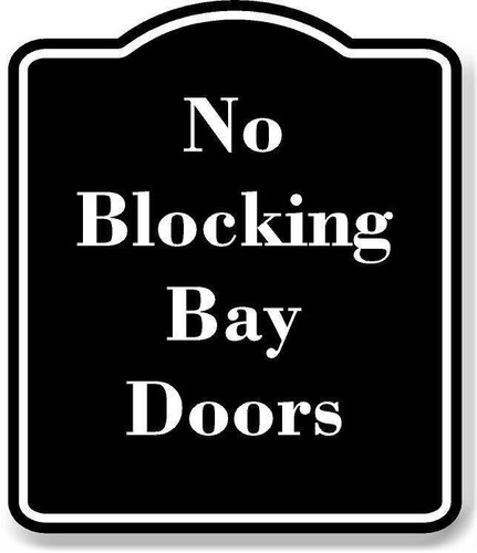 Blocking bay doors black - no,