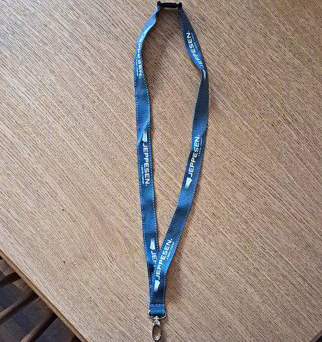 Jeppesen lanyard card - lanyard, id