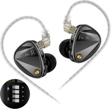 KZ Vader Pro in-Ear Monitors Gaming Earbuds Harman Target improved Bass - No Mic