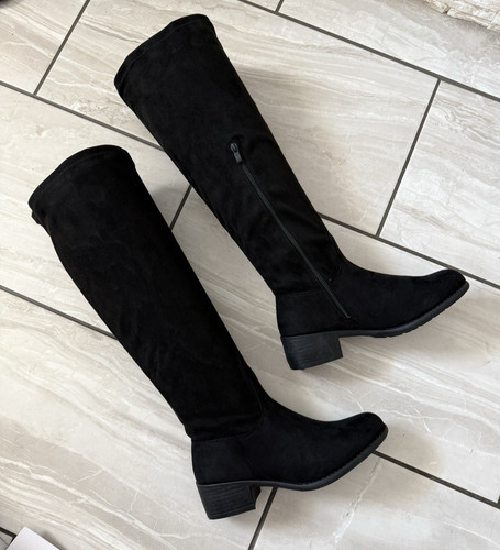 Women black faux suede - women’s,