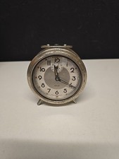 Vintage Jaz French Alarm Clock - For Restoration/Spares Untested 
