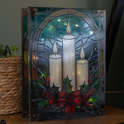 28cm battery powered glass - powered,