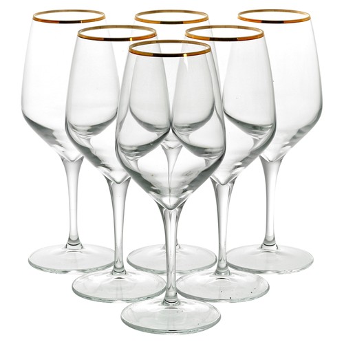 Napa gold rim wine - napa,
