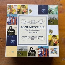 Joni Mitchell: The Studio Albums 1968-1979 - 10 disc Box Set - CD's = UNPLAYED !