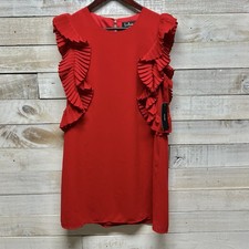 Lulus Dress Womens Medium Red