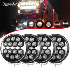 4PCS 9" Round Full Led Spot