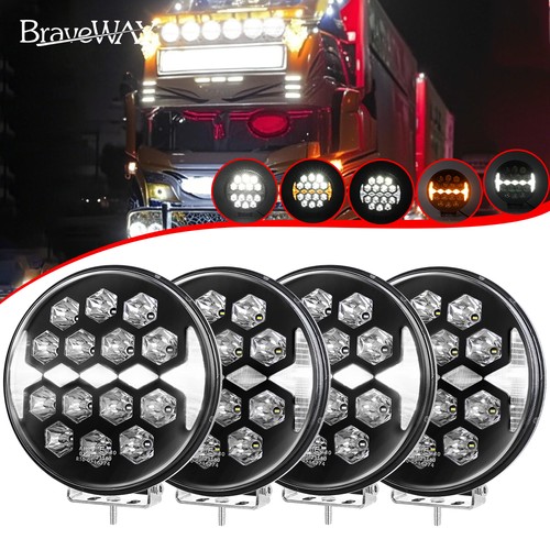 4pcs round full led - 9", spot