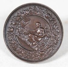 Vintage Bronze medallion medal farming prize Potato Yield 1940 in ob 