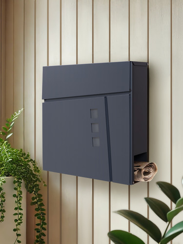 Large letterbox steel wall - letterbox,