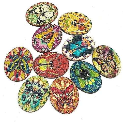 Oval wood egg - 15,