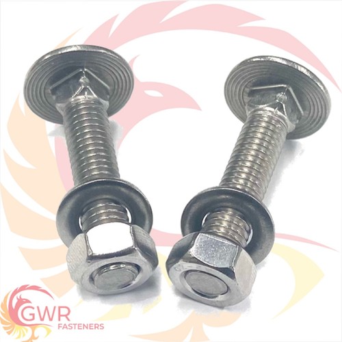 Carriage bolts nuts - m5,