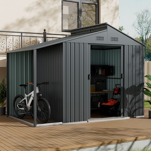Outdoor large metal shed - outdoor,