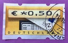 Germany automatic teller machine stamp used