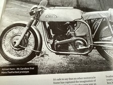NORTON FEATHERBED MOTORCYCLE ARTICLE