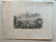 ANTIQUE ENGRAVING PRINT 1857