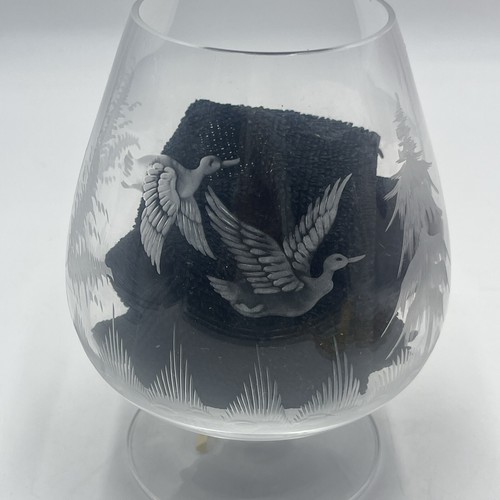 Antique etched bohemian clear - bohemian,