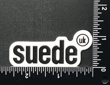 Suede - Vinyl Sticker - Heavy