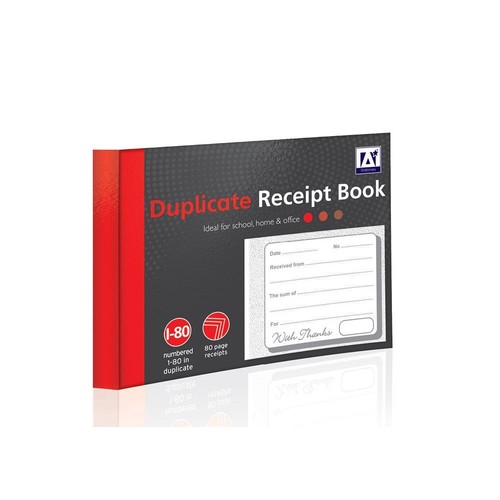 Duplicate receipt book - receipt, 80