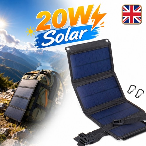 Usb solar panel folding power - solar,