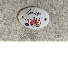 Vintage Porcelain Floral Domed
