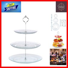 Elegant 3 Tier Embossed Glass
