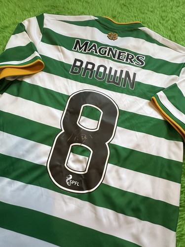 Scott brown signed celtic - brown,