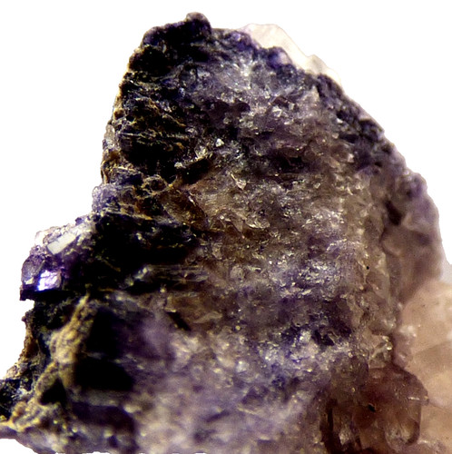 Blue john fluorite crystal - fluorite,