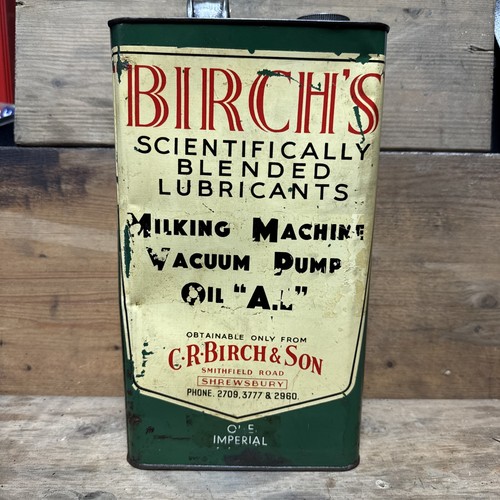 Birch vintage oil can - birch’s,