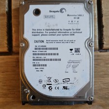 Seagate Momentus 5400.2 60 GB, 5400 RPM, 2.5" ST960822A Hard Drive