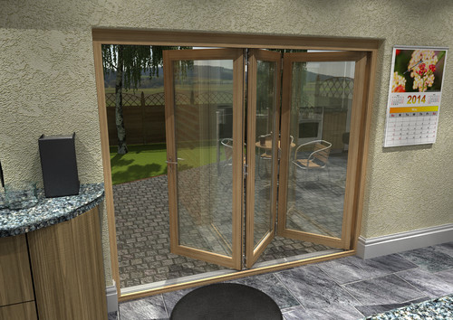 54mm oak external bifold - 54mm,